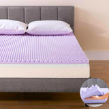 Colchoneta Memory Foam Lavanda 7 Zonas Sobrecolchón King