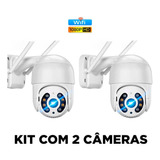 Kit 2 Câmeras Ip Dome Externa Yoosee Wi-fi Autotracking