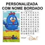 Toalha Banho Galinha Pintadinha R Personalizada Nome Bordado