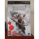 Caixa Assassin's Creed 3 Edição De Colecionador Jogo Play 3