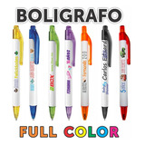 500 Boligrafos, Plumas Impresas A Todo Color  Personalizadas