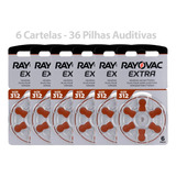 Compre 5 Leve 6 Cartelas Pilha 312 Rayovac Aparelho Audição