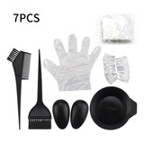 Kit De Teñido Para Salón, Cepillos Para Mezclar Tintes Y Gua