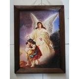 Cuadro Chico Angel De La Guarda 33x45