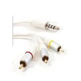 Cable Mini Plug 3.5 3 Rca Macho 1.8mts Tv Samrt Camaras 