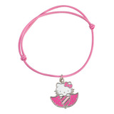 Pulsera Elastica Hello Kitty En Paraguas Mini Níquel