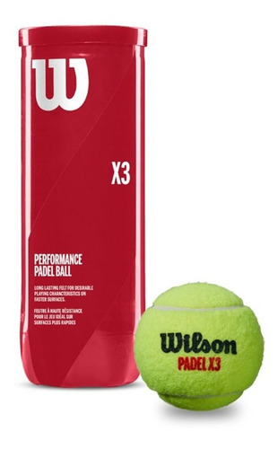 Tarro De Pelotas Wilson Padel X3