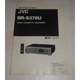 Manual De Videocasetera Jvc Mod. Br-s378u Japan