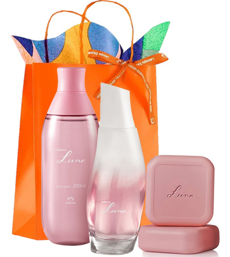 Kit Presente Exclusivo Perfume Colônia Luna Natura