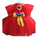 Vestido Para Bebé, Payasito Rojo, Circo, Payaso Plim