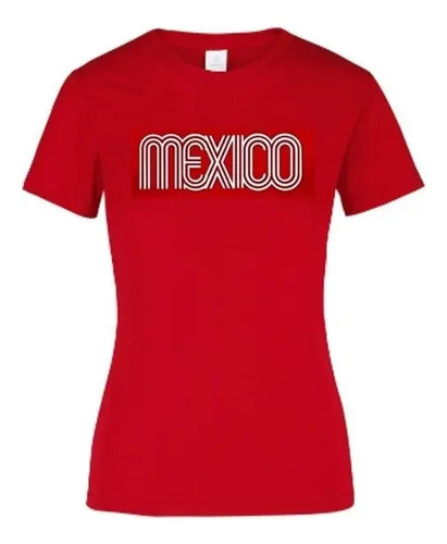 Playera Mexico 86 Futbol Fiestas Patrias Dama Moda Oferta