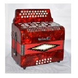 Acordeon Botones Mi Rojo 3012 Farinelli 3012mir