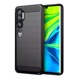 Funda Fibra Carbono Para Xiaomi Mi Note 10 Y Mi Cc9 Pro Case
