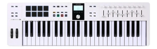 Teclado Controlador Arturia Keylab Essential Mk3 49 Branco