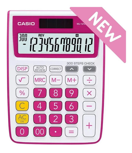 Calculadora Escritorio Casio Mj-12vcb 12 Dig Caba Granimp