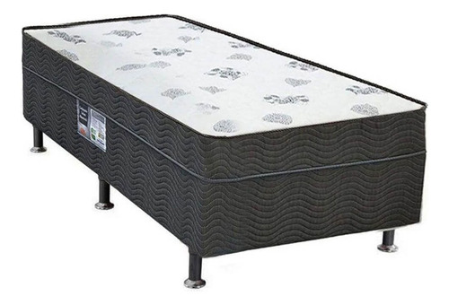 Cama Solteiro Com Molas Ortobom Spring Dream Box Conjugado 