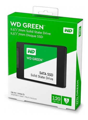 Disco Sólido Ssd Western Digital Wd 120gb Verde