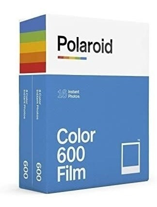 Película En Color Polaroid Para 600 Paquetes Dobles, 16