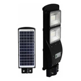 Lampara Alumbrado Público Solar 60w Con Control Y Sensor