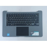 Teclado C/carcaza + Touchpad Netbook Philco Phnb14w101 Gris