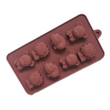 Molde Silicon Leon Hipopotamo Osito Oso Chocolate Resina 