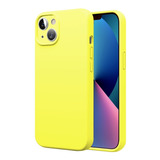 Funda Silicona Cam Mate + Film Hydrogel Para Todos iPhone 13