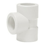 Tee Roscada Pvc 1  X 5 Unidades Sistemas E Irrigaciones