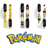 Relógio Digital Led Infantil Pikachu Pokémon - 3 Modelos