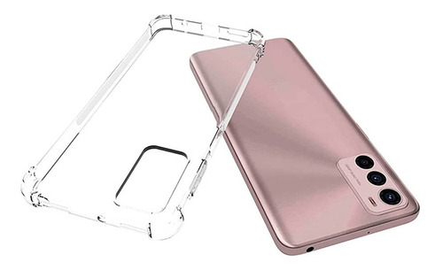 Funda Transparente Reforzada Para Motorola Moto G42 Clear