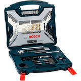 Kit De Ferramentas Brocas E Pontas X-line 100 Peças Bosch 