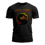 Polera Gustore De Mortal Kombat Logo