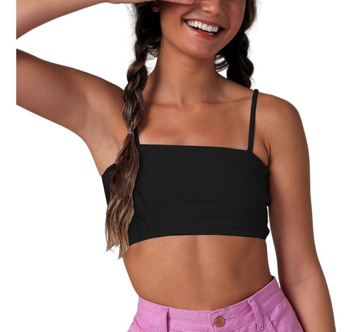 Blusa Cropped Juvenil Feminino Moda Blogueira Verão 14-16-18