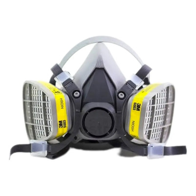 Respirador Mascarilla 3m 6200 +2 Filtros 6003 Para Vapores Talla M | Meses sin interés