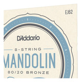 Cuerda De Mandolina D'addario Bronze 80/20 Ej62 0.10