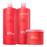 Wella Prof Invigo Color Brilliance Shamp1l+cond1l+masc500ml