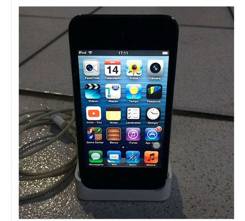 Apple iPod Touch 4 Gen 8 Gb Black Com Base Dock Apple