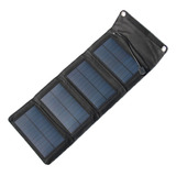 Cargador Panel Solar 7w Usb Salida, Placa Solar Doblado