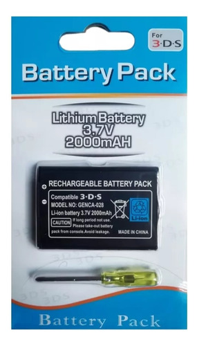 Bateria Para Nintendo 3ds / New 3ds  Pila 