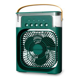 Mini Ar Condicionado Ventilador Umidificador Climatizador Cor Verde