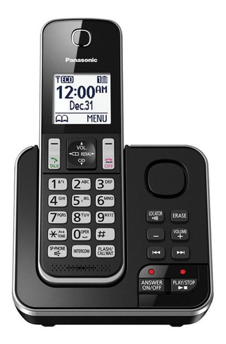 Teléfono Panasonic Kx-tgd394 Inalámbrico - Color Negro