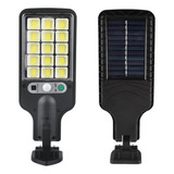 Mini Luminária Solar Refletore Parede 180w Sensor E Controle Cor Da Carcaça Preto 180 Cob Cor Da Luz Branco-frio 3.7v
