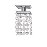 Aplique Embutir Techo Pyton Cristal 1 Luz G9 Living Antiguo