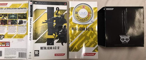 Metal Gear Acid 2 Psp Con Solid Eye Original En Español