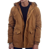 Campera Parka Hombre Gabardina Interior Corderito Importada