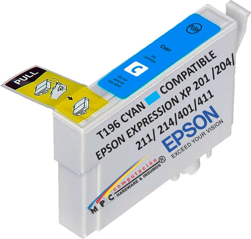 Compatibles Epson T197 T196 Xp201/204/211/214/401/411