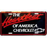 Chevy Heartbeat Of America Placa De Matrícula