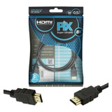 Cabo Hdmi 2.1 Gold 8k Ultra Hd Hdr 19p Tv Games 0.5 Metros  