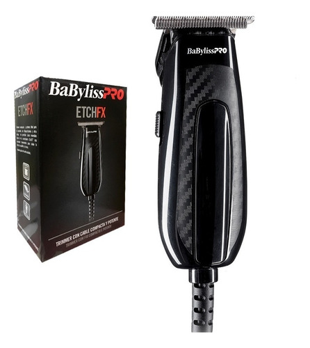 Trimmer Barberia Patillera Etch Fx Babyliis Con Cable Color Negro