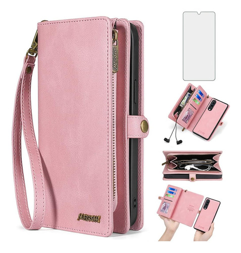 Asuwish Funda Para Teléfono Samsung Galaxy A70 Cartera Con Y