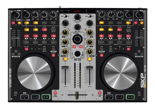 Controlador Dj Skp Smx 2200 Virtual Dj Le Midi Mixer 2ch 